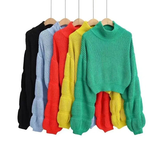 Warm Thick Knitted Streetwear Casual Sweaters